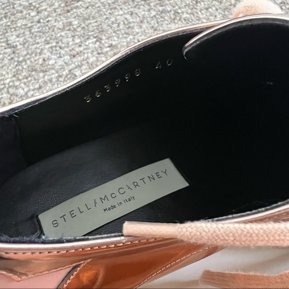 Stella McCartney Metallic Elyse Stars Derbys (Pink Rose Gold) - Picture 12 of 12